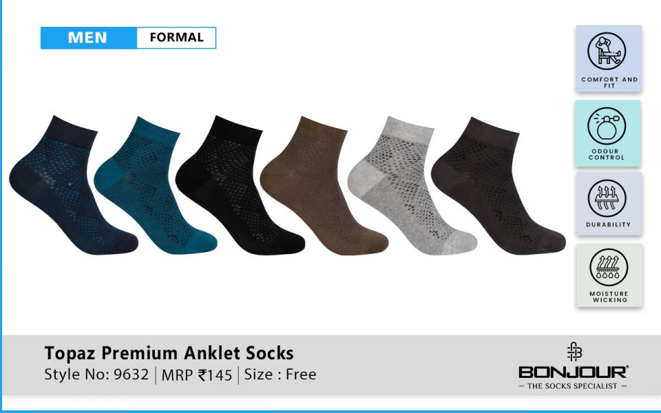 Topaz Premium Anklet Socks